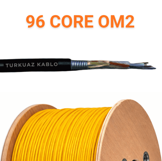 96 Core Fiber Optik Kablo Multi Mode OM2